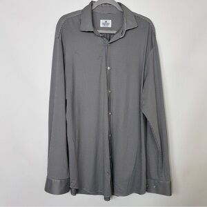 Mizzen + Main Gingham
Performance Trim Fit Button Up
Shirt Black Mens 2XL Tall